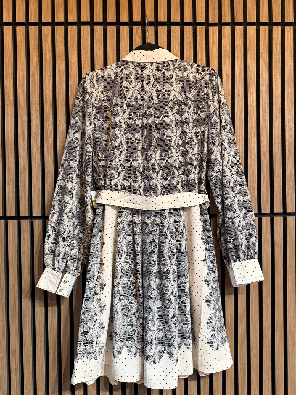 Karl Lagerfeld Front Button Collared Mini Dress - Picture 4 of 5